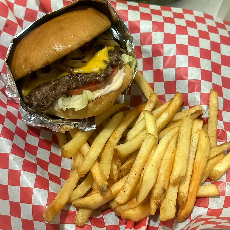 Burger con papas